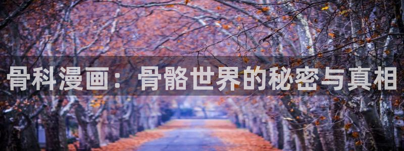 漫画之家免费：骨科漫画：骨骼世界的秘密与真相